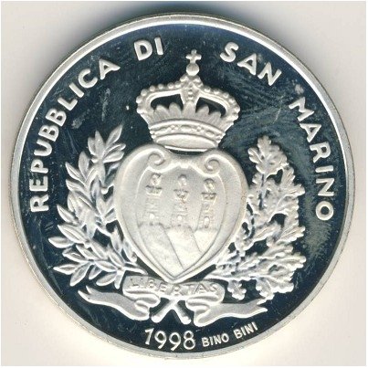 Сан-Марино 5000 лир 1998 год - Европа в новом тысячелетии