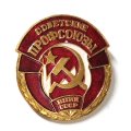 Значок Советские профсоюзы. ВДНХ СССР