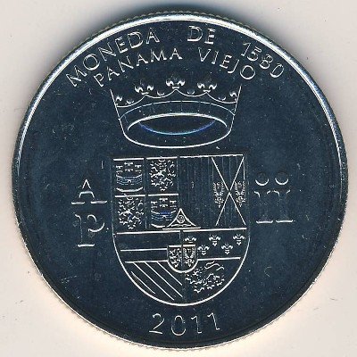 Панама 1/2 бальбоа 2011 год