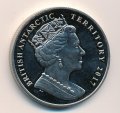 Британская антарктическая территория 2 фунта 2017 Тюлень-крабоед