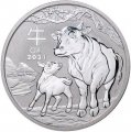 Австралия 50 центов 2021 год - Год быка