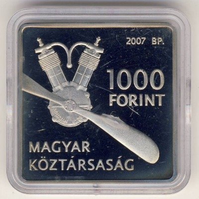 Венгрия 1000 форинтов 2007 год - 125 лет со дня рождения Яноша Адорьяна
