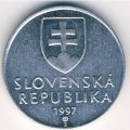 Словакия 20 гелеров 1997 год