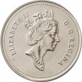Канада 50 центов 1991 год