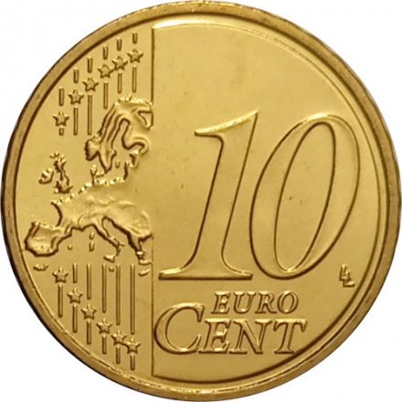 Кипр 10 евроцентов 2009 год - Судно «Кирения»