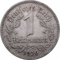 Третий Рейх 1 рейхсмарка 1936 год (A)