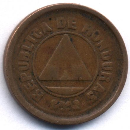 Гондурас 2 сентаво 1920 год