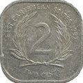 Восточные Карибы 2 цента 1997 год 