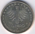 Германия 10 евро 2009 год - Международная экспозиция воздухоплавания