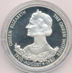 Монета Гернси 25 пенсов 1980 год