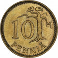 Финляндия 10 пенни 1982 год