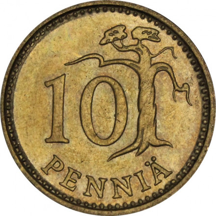 Финляндия 10 пенни 1982 год
