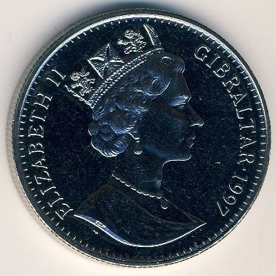 Гибралтар 1 крона 1997 год