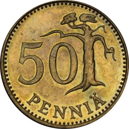 Финляндия 50 пенни 1980 год