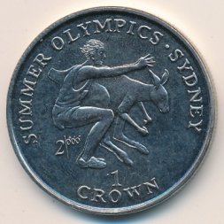 Гибралтар 1 крона 2000 год