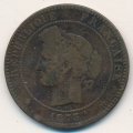 Франция 10 сантимов 1873 год