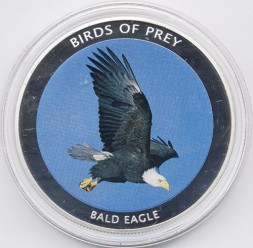 Монета Малави 10 квача 2010 год - Белоголовый орлан