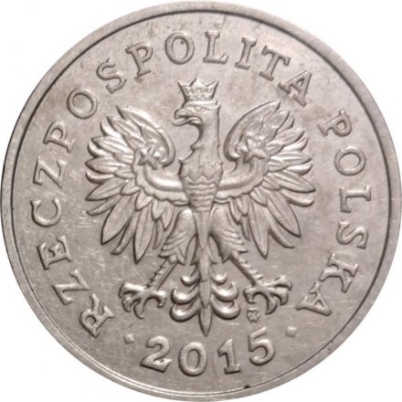 Польша 1 злотый 2015 год