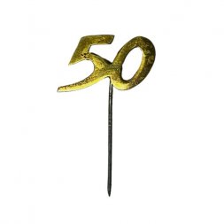 Значок-иголка 50 лет Октябрьской революции