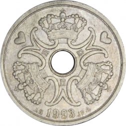 Дания 2 кроны 1993 год