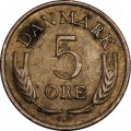 Дания 5 эре 1967 год