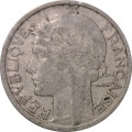 Франция 2 франка 1946 год (без отметки МД)