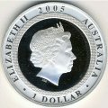 Австралия 1 доллар 2005 год - 50-лет окончания Второй Мировой войны (серебро)