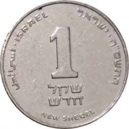 Израиль 1 новый шекель 2005 год