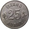 Исландия 25 эйре 1958 год