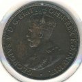 Австралия 1/2 пенни 1918 год - Король Георг V