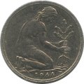 ФРГ 50 пфеннигов 1966 год (D)