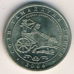 Таджикистан 1 сомони 2006 год