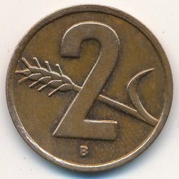 Швейцария 2 раппена 1955 год