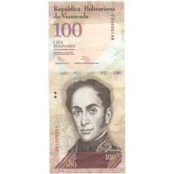 Венесуэла 100 боливаров 2012 год - XF