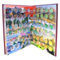 Альбом-книга для хранения памятных 10-рублевых биметаллических монет России (цвет: бордовый)