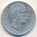 Италия 2 лиры 1887 год