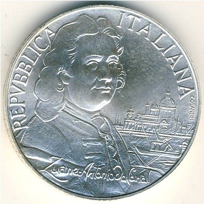 Италия 5000 лир 1997 год