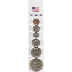 Набор из 6 монет США 1978 год