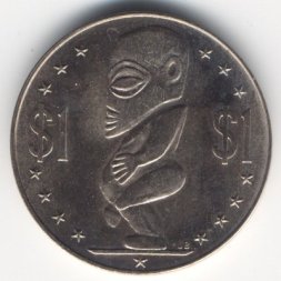 Острова Кука 1 доллар 1973 год