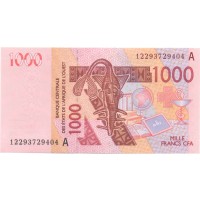 Кот-д`Ивуар 1000 франков 2003 год (A) - Верблюды UNC