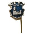 Значок-иголка Выборг. Выборгский замок (синий)