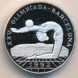 Монета Гвинея-Бисау 10000 песо 1992 год