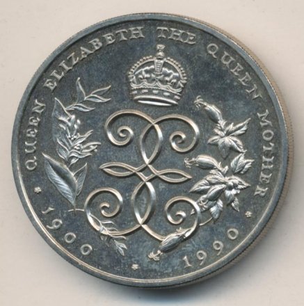 Белиз 2 доллара 1990 год