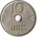 Норвегия 10 эре 1940 год - Король Хокон VII