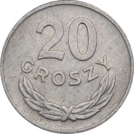 Польша 20 грошей 1977 год