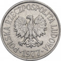 Польша 20 грошей 1977 год