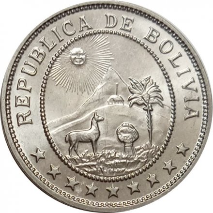 Боливия 50 сентаво 1939 год