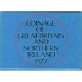 Набор из 7 монет и жетона Великобритания 1977 - 25 лет правления Елизаветы (proof)