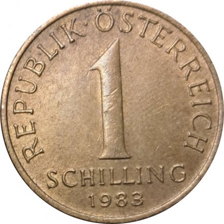 Австрия 1 шиллинг 1983 год