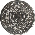 Западная Африка 100 франков 1997 год